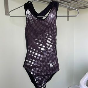 GK Elite child medium leotard Laurie Hernandez collection